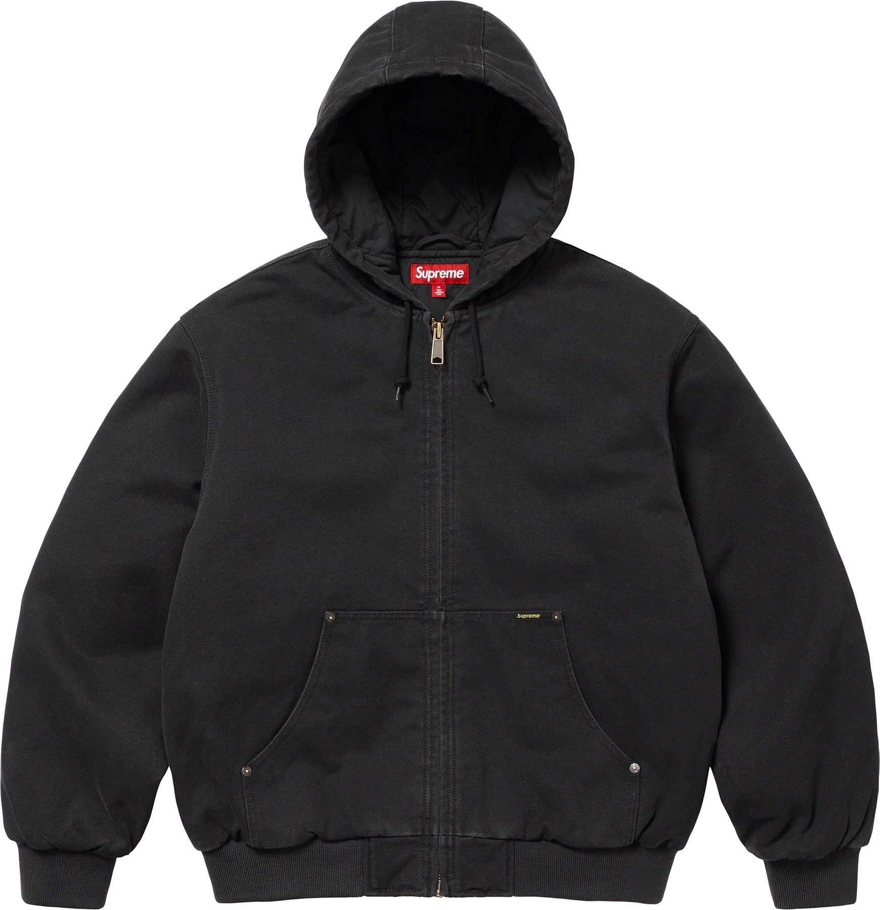 AOI Embroidered Hooded Work Jacket view 11